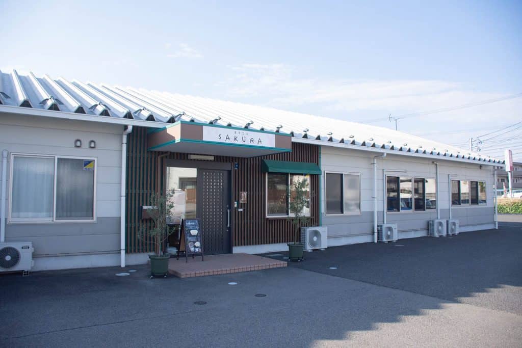 菓子工房さくらの外観