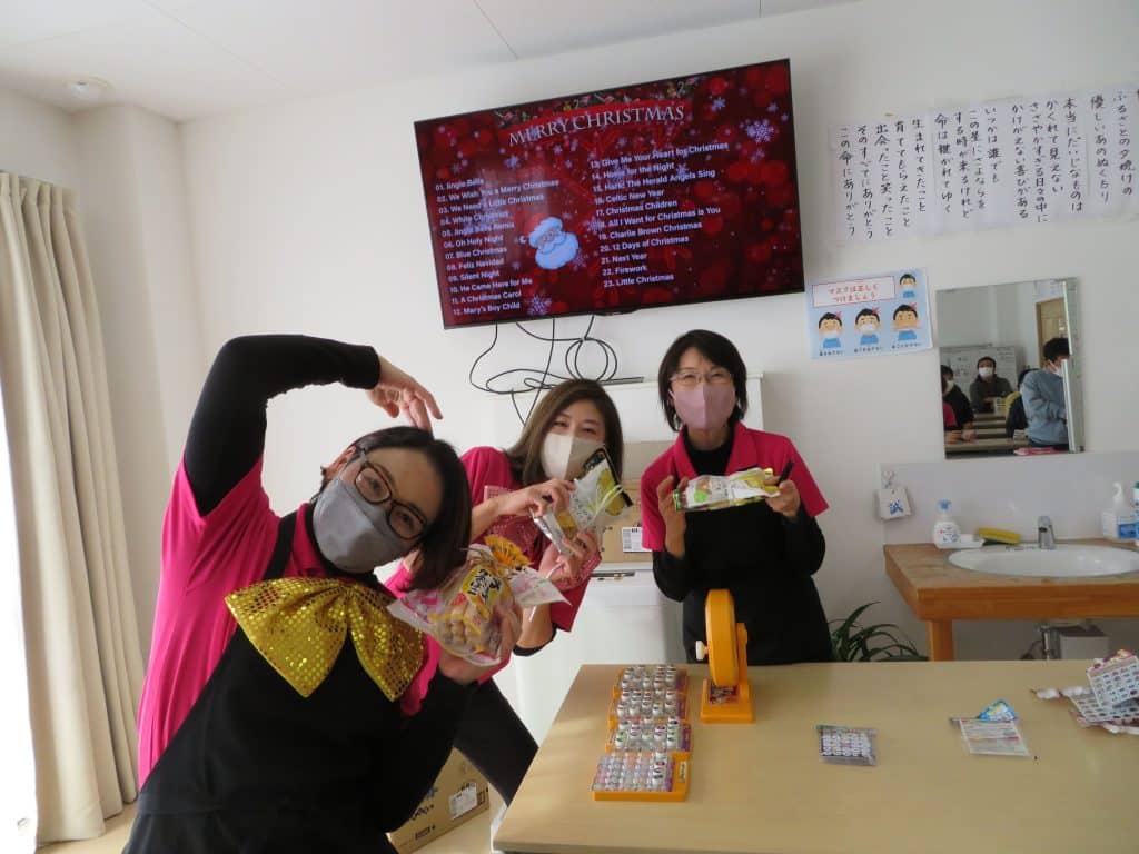クリスマス会のスタッフ